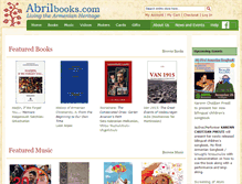 Tablet Screenshot of abrilbooks.com